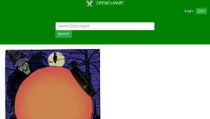 openclipart圖庫：Halloween Frame Colour