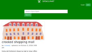openclipart圖庫：crooked shopping mall-資源代表圖
