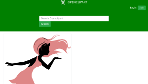 openclipart圖庫：Fairy blowing縮圖