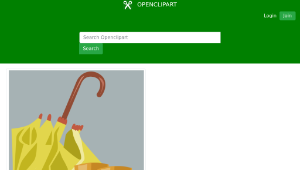 openclipart圖庫：Boots and Umbrella縮圖