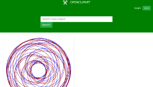 openclipart圖庫：Red Blue Spirograph-資源代表圖