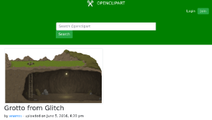 openclipart圖庫：Grotto from Glitch縮圖