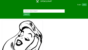 openclipart圖庫：Cartoon face (female)-資源代表圖