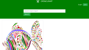 openclipart圖庫：Abstract Colorful Fish 2-資源代表圖