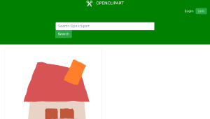 openclipart圖庫：Crooked house 3縮圖