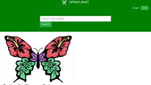 openclipart圖庫：Butterfly Flower Colour-資源代表圖