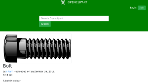 openclipart圖庫：Bolt-資源代表圖