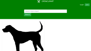 openclipart圖庫：Foxhound-資源代表圖