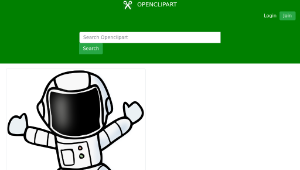 openclipart圖庫：Spaceman - Colour-資源代表圖