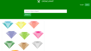 openclipart圖庫：SIMPLE DIAMONDS-資源代表圖
