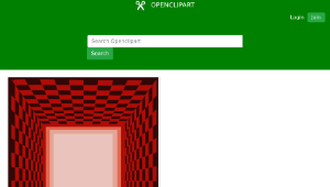 openclipart圖庫：3D Checked Frame縮圖