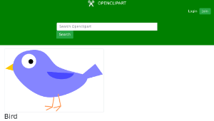 openclipart圖庫：Bird縮圖