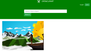 openclipart圖庫：Caribay y las cinco águilas blancas縮圖