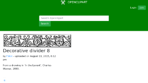 openclipart圖庫：Decorative divider 8-資源代表圖
