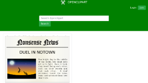 openclipart圖庫：Nonsense News縮圖