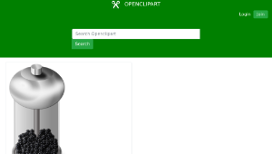 openclipart圖庫：Pepper Mill縮圖