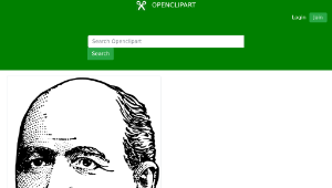 openclipart圖庫：Bald Man縮圖