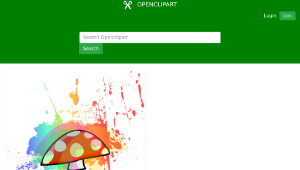 openclipart圖庫：Psychedelic Mushroom-資源代表圖