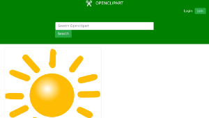 openclipart圖庫：Weather Symbols: Sun-資源代表圖