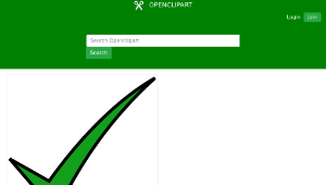 openclipart圖庫：Check mark-資源代表圖