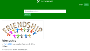 openclipart圖庫：Friendship縮圖