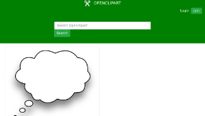openclipart圖庫：Speech bubble縮圖