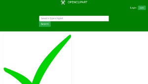 openclipart圖庫：Green Checkmark and Red Minus-資源代表圖