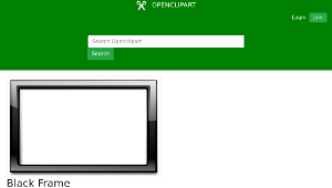 openclipart圖庫：Black Frame縮圖