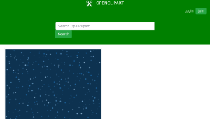 openclipart圖庫：Stars Pattern縮圖