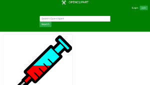openclipart圖庫：Syringe icon縮圖