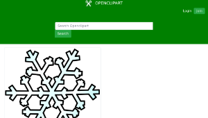 openclipart圖庫：Weather Symbols: Snow-資源代表圖