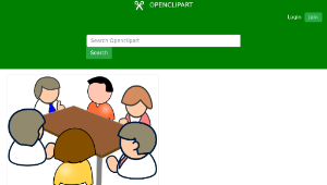 openclipart圖庫：meeting縮圖