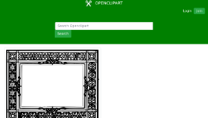 openclipart圖庫：Old frame縮圖