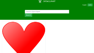 openclipart圖庫：Card symbols: Heart-資源代表圖