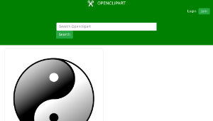 openclipart圖庫：Yin Yang縮圖