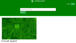 openclipart圖庫：Circuit board-資源代表圖