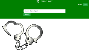 openclipart圖庫：handcuffs-資源代表圖