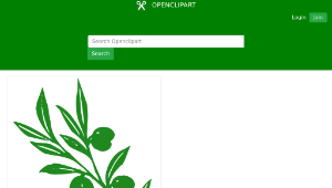 openclipart圖庫：olive tree branch-資源代表圖