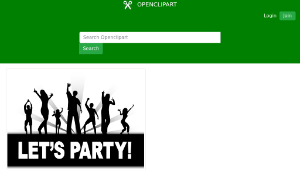 openclipart圖庫：Let's Party