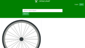 openclipart圖庫：BikeWheel