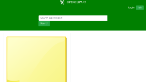 openclipart圖庫：Sticky Note Pad-資源代表圖