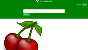 openclipart圖庫：fruit-cherries縮圖