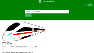 openclipart圖庫：ICE-Train-資源代表圖