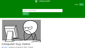 openclipart圖庫：Computer Guy meme縮圖