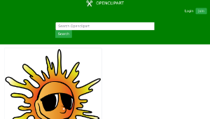 openclipart圖庫：Summer Sunglasses