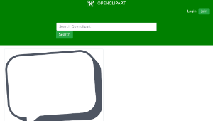 openclipart圖庫：Talk Bubble縮圖