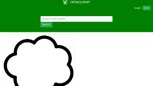 openclipart圖庫：thought cloud-資源代表圖