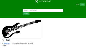 openclipart圖庫：Guitar