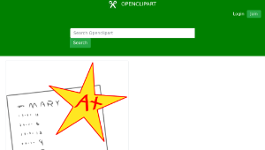 openclipart圖庫：Perfect Score