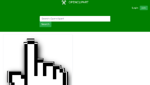 openclipart圖庫：cursor-hand-資源代表圖